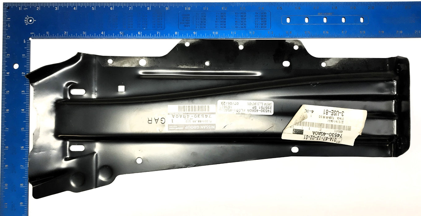 Nissan Right-Side Rear Floor (Some Scuffing) Extension 74530-4GA0A NOS