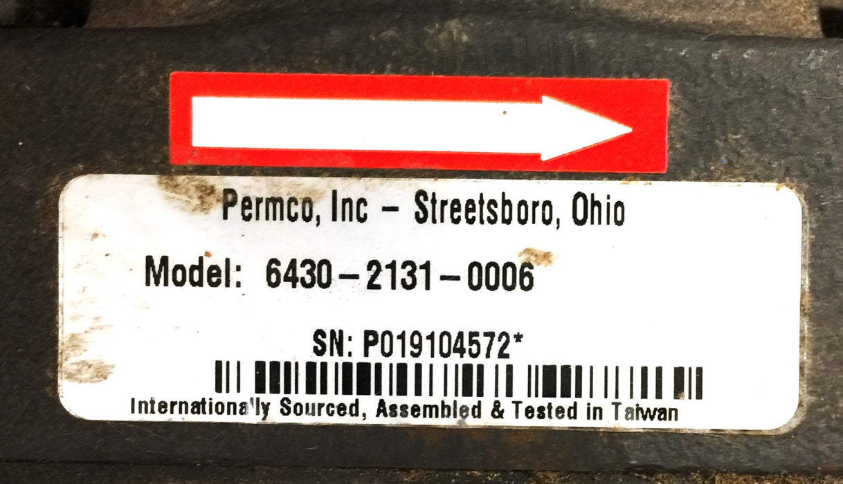 Permco, Inc. Hydraulic Pump 6430-2131-0006 NOS