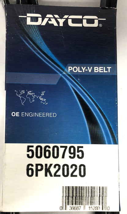 Dayco Poly-V Serpentine Belt 5060795 (6PK2020) [Lot of 3] NOS