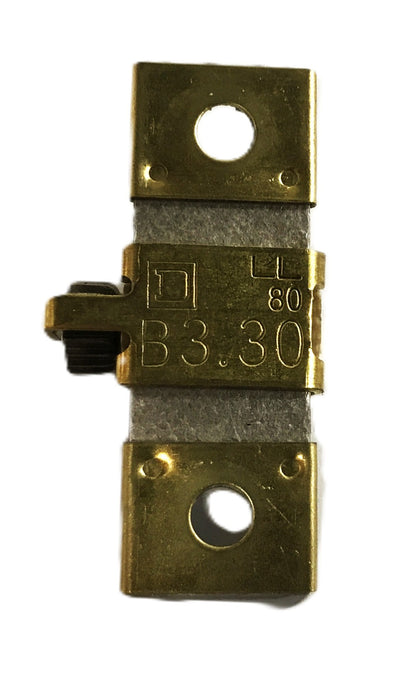Square D LL80 Overload Relay Thermal Unit B3.30 [Lot of 5] NOS