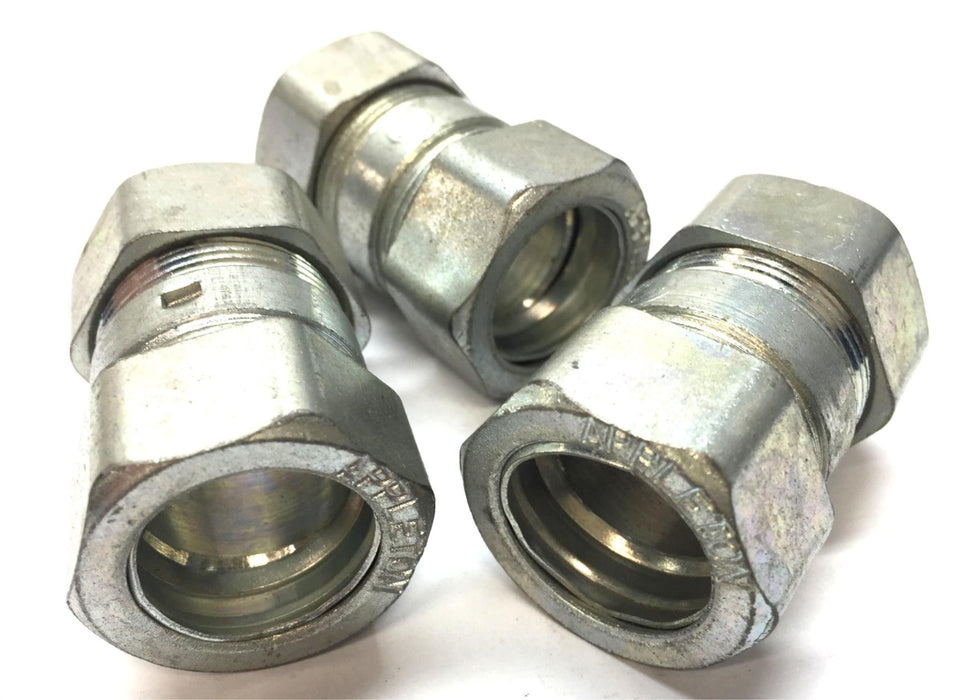 Appleton Rigid 1" x 1" Steel Compression Fitting [Lot of 3] NOS