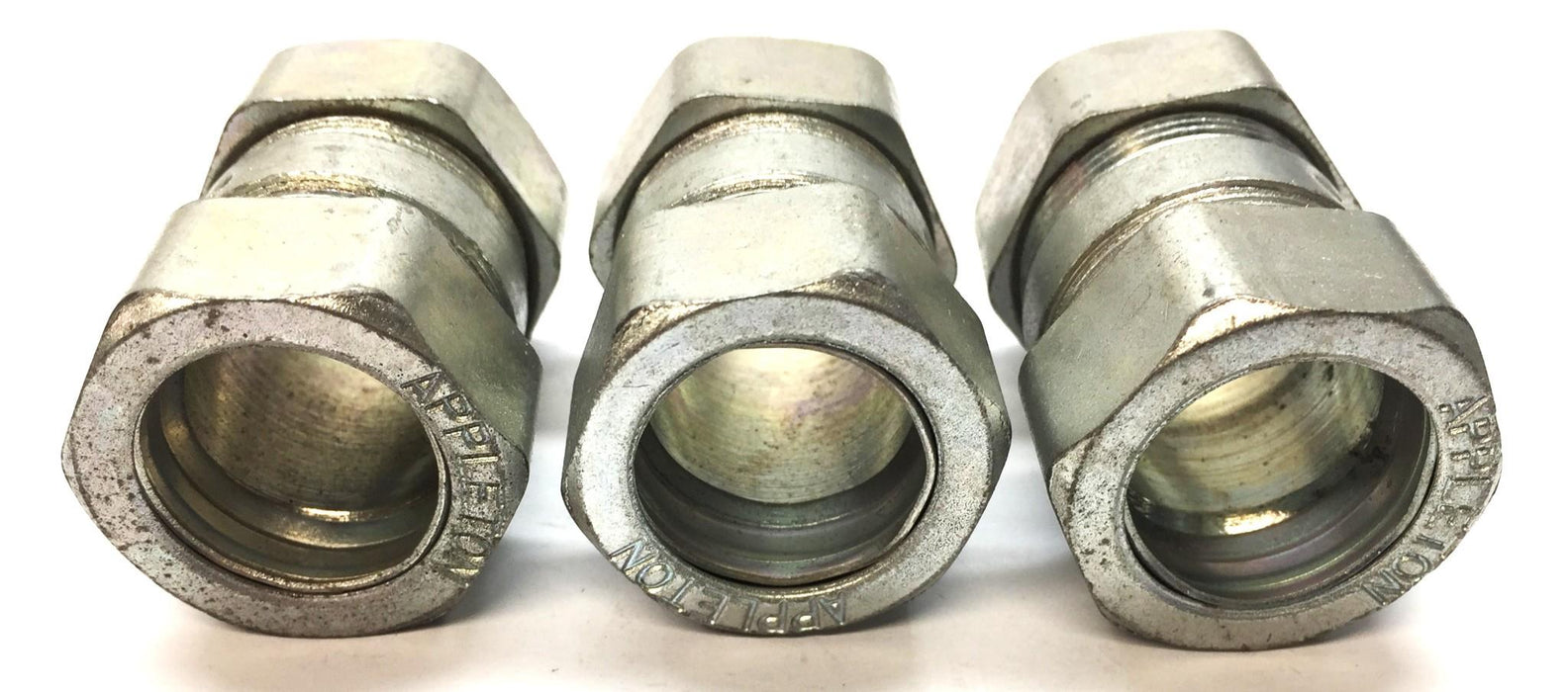 Appleton Rigid 1" x 1" Steel Compression Fitting [Lot of 3] NOS