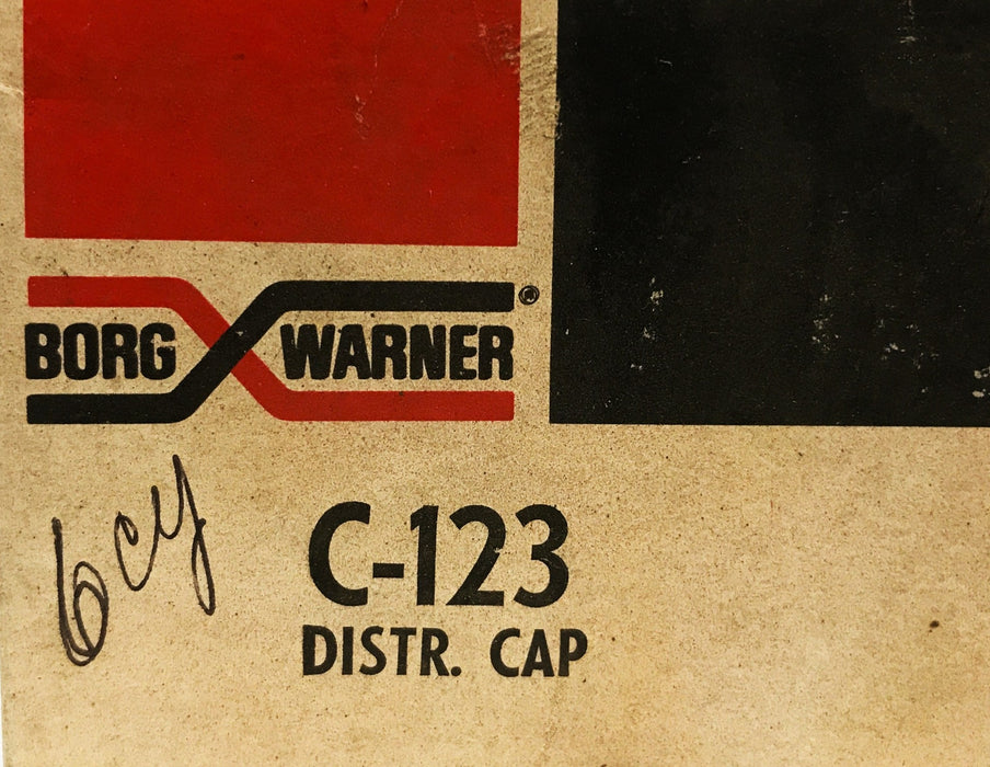 Borg-Warner Distributor Cap C-123 [Lot of 2] NOS