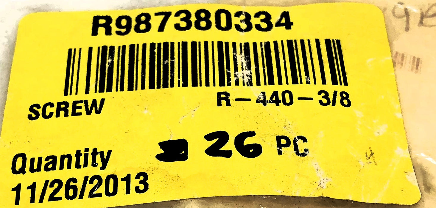 Rexroth Bag of (26) Sealing Screws R-440-3/8 NOS