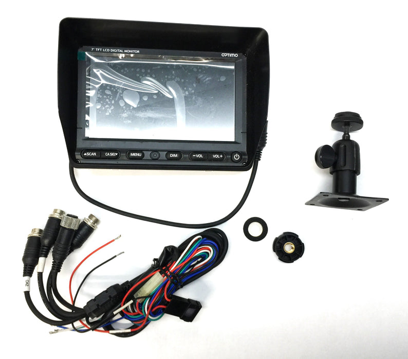 Optimo 7″ TFT LCD Digital Monitor OP703ED (Untested) USED