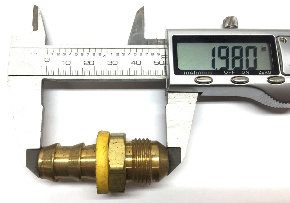 Unbranded 1.98" Brass 3/4" Hose Barb x 3/4" MNPT Fitting [Lot of 9] NOS