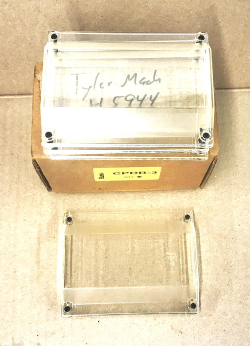 Bussmann Distribution Block Cover Series 163 CPDB-3 [Lot of 4] NOS