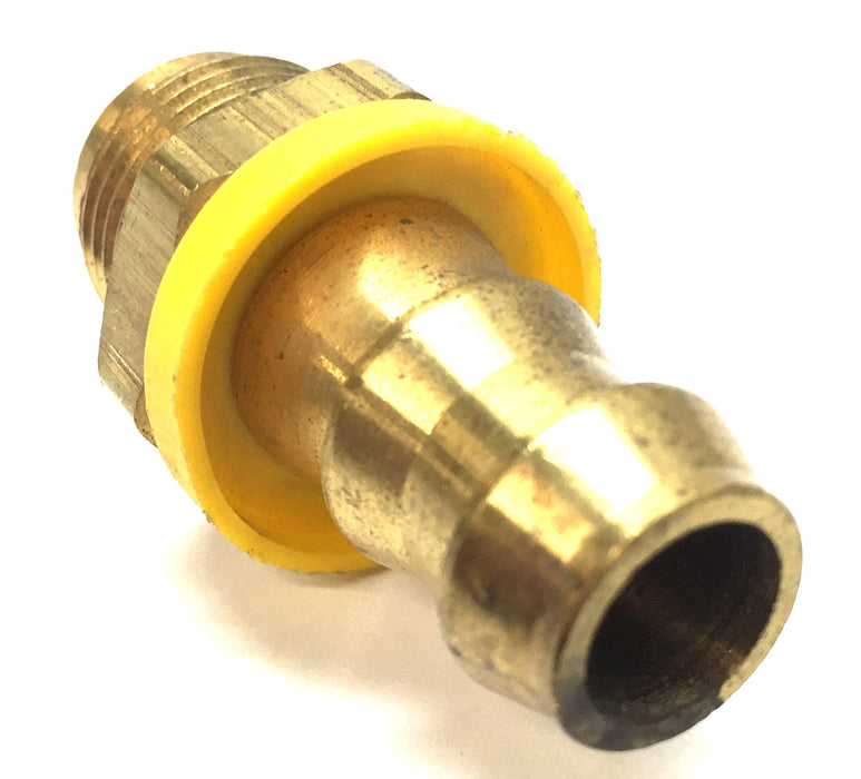 Unbranded 1.98" Brass 3/4" Hose Barb x 3/4" MNPT Fitting [Lot of 9] NOS