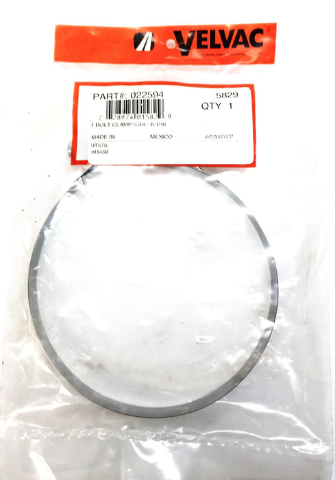 Velvac 5-3/4" - 6-1/16" T-Bolt Clamp 022594 NOS