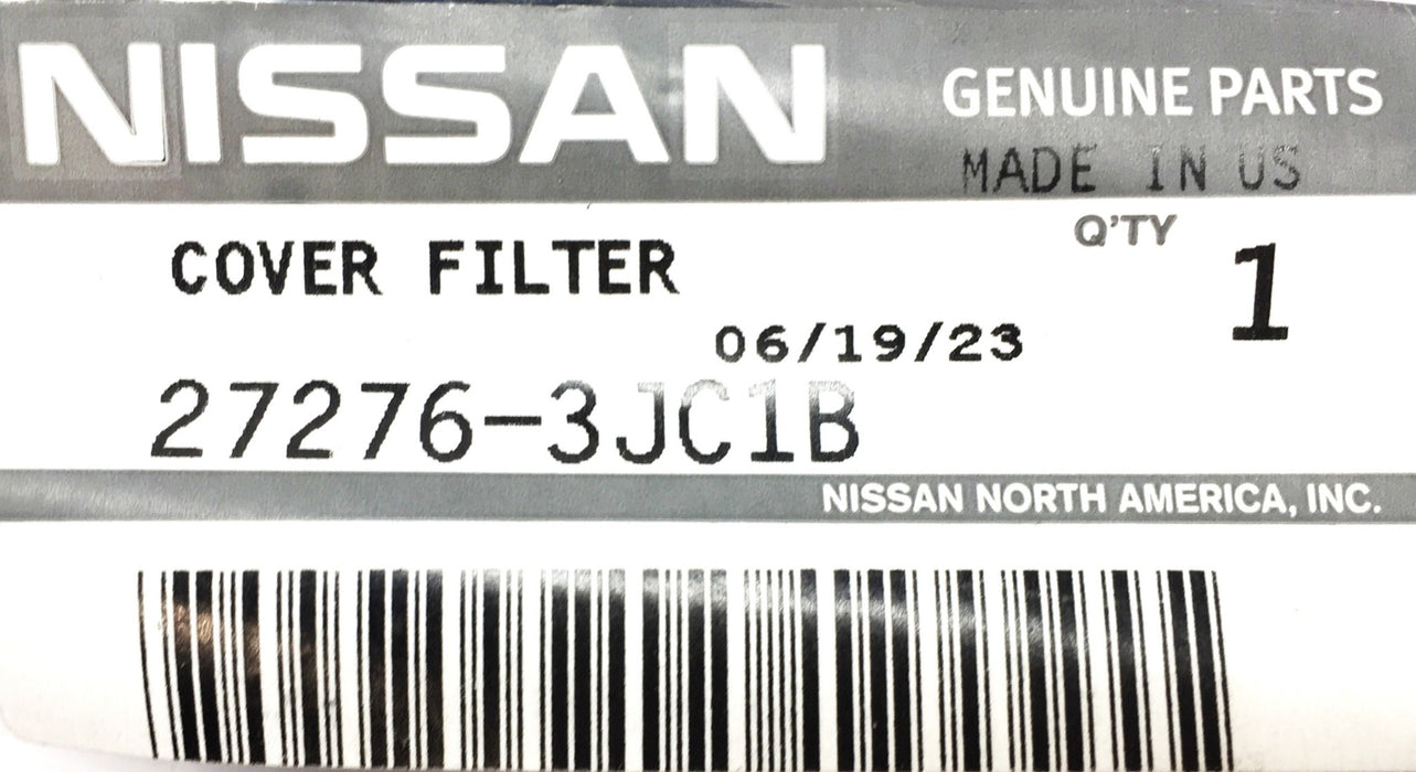 Nissan Group Filter Cover 27276-3JC1B NOS
