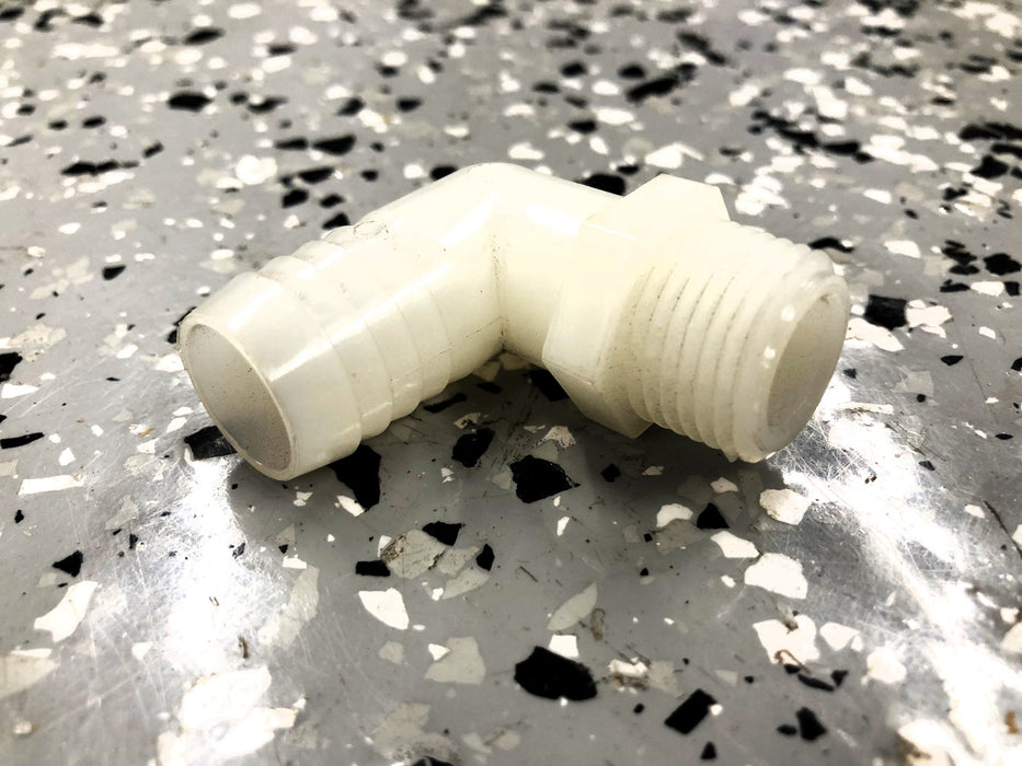 Unbranded 3/4 x 1/2 MPT Nylon Elbow 33313W [Lot of 8] NOS