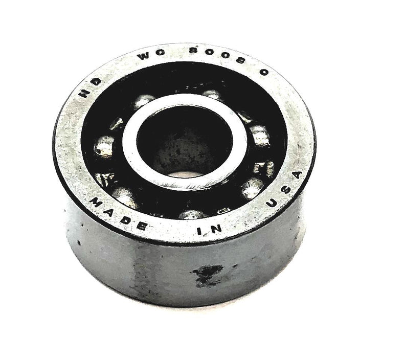 New Departure Single Row Ball Bearing (No Box) WC8008 NOS