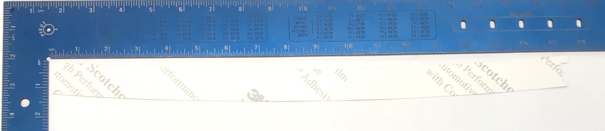 Nissan Rear Door Sash Tape 82818-1LA0C NOS