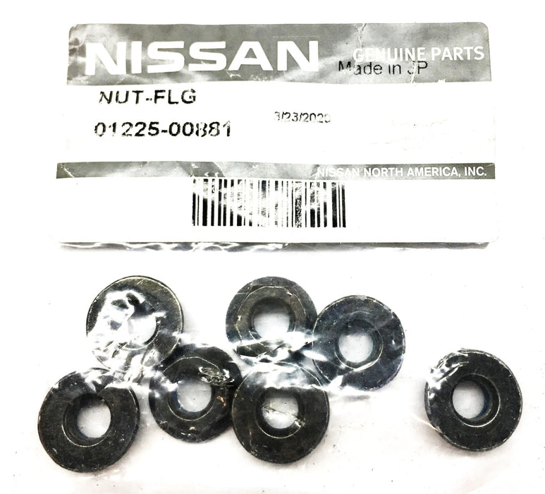 Nissan Group Flange Nut 01225-00881 [Lot of 7] NOS
