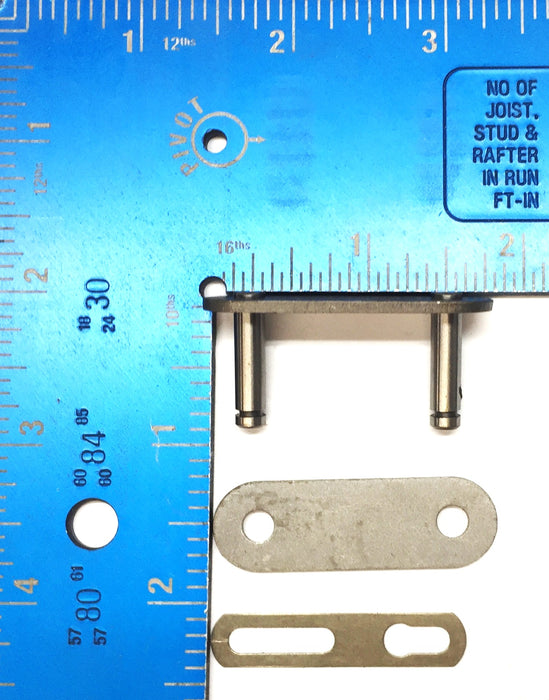 ANSI 1-1/4" Pitch x 3/8" Width Roller Chain Connecting Link C2050 [Lot of 5] NOS