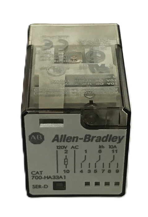 Allen-Bradley Tube Based Relay 700-HA33A1 [Lot of 2] NOS