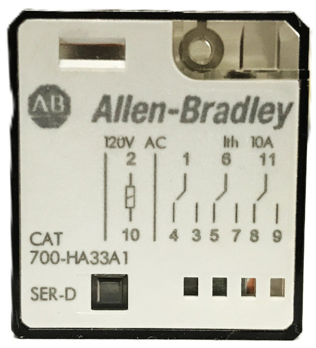 Allen-Bradley Tube Based Relay 700-HA33A1 [Lot of 2] NOS