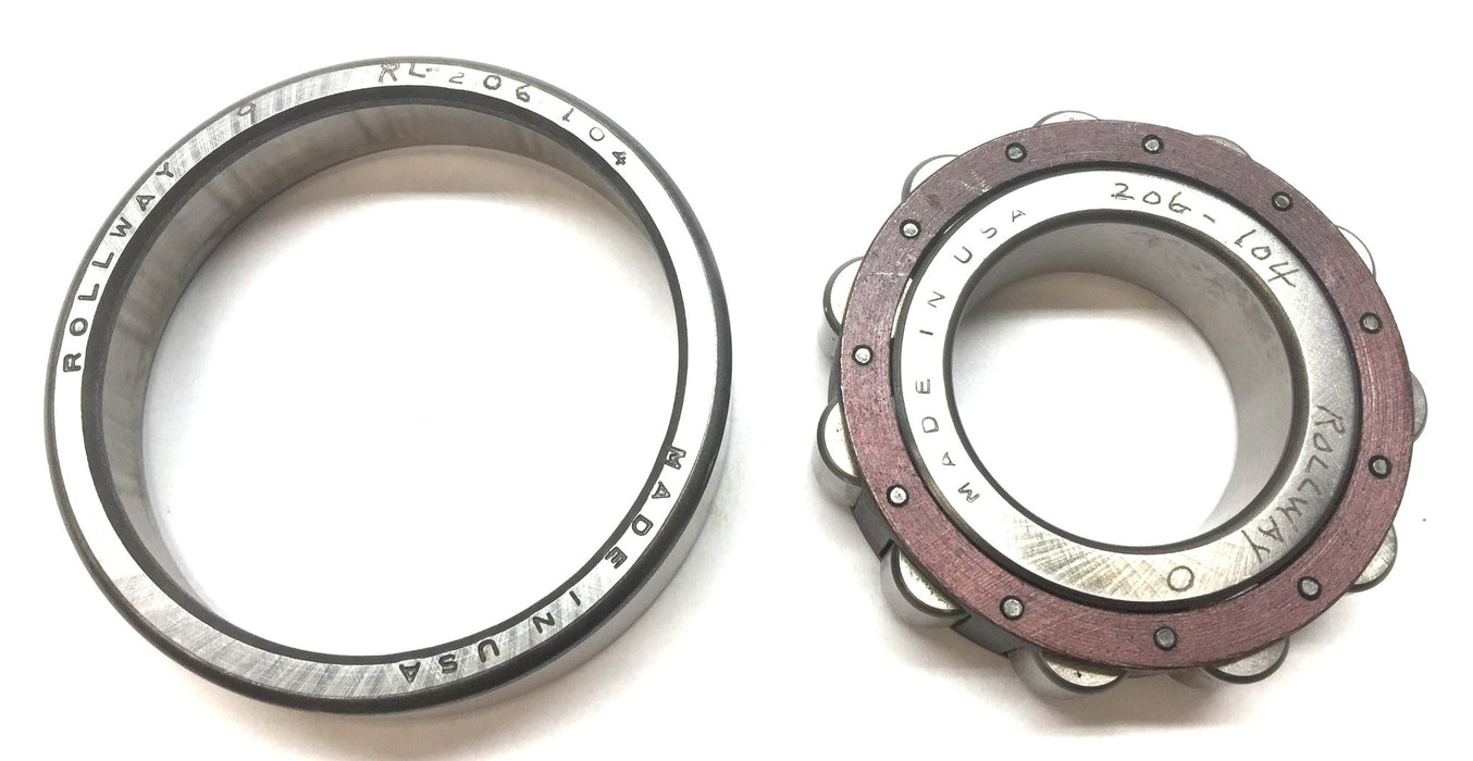 Rollway Cylindrical Roller Bearing 206-104 with Outer Ring Cup (RL206104) NOS