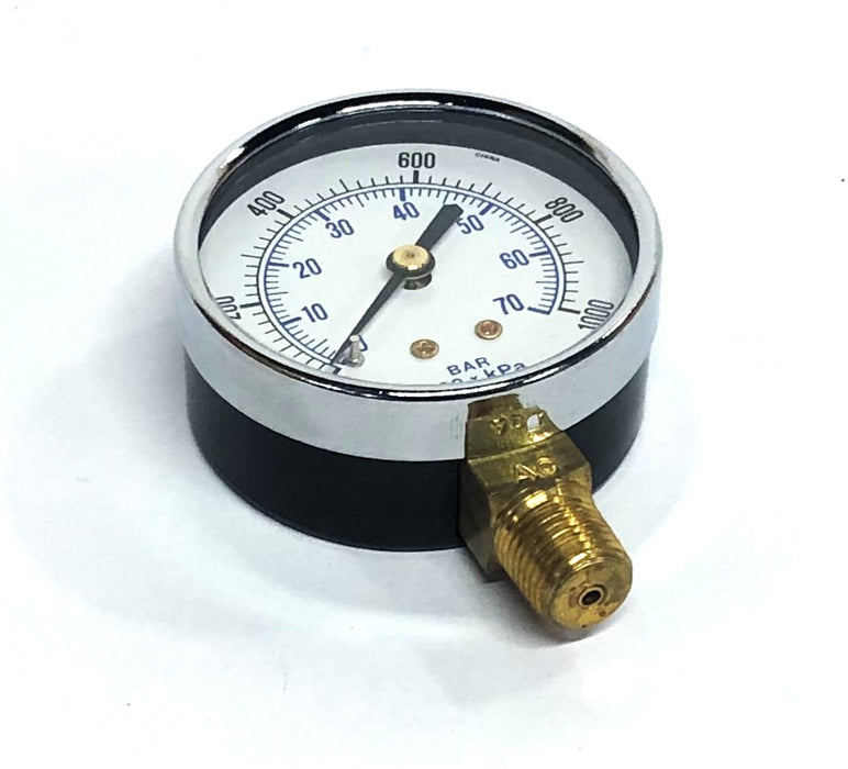 Unbranded Pressure Gauge 0-70 Bar 0-1000 100xkPa PSI NOS