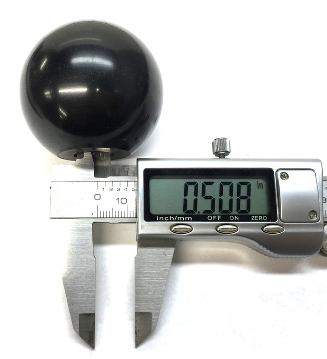 Orschein Black Shifter Ball Knob with 1/2" Bore 000-59033-0002-2 USED