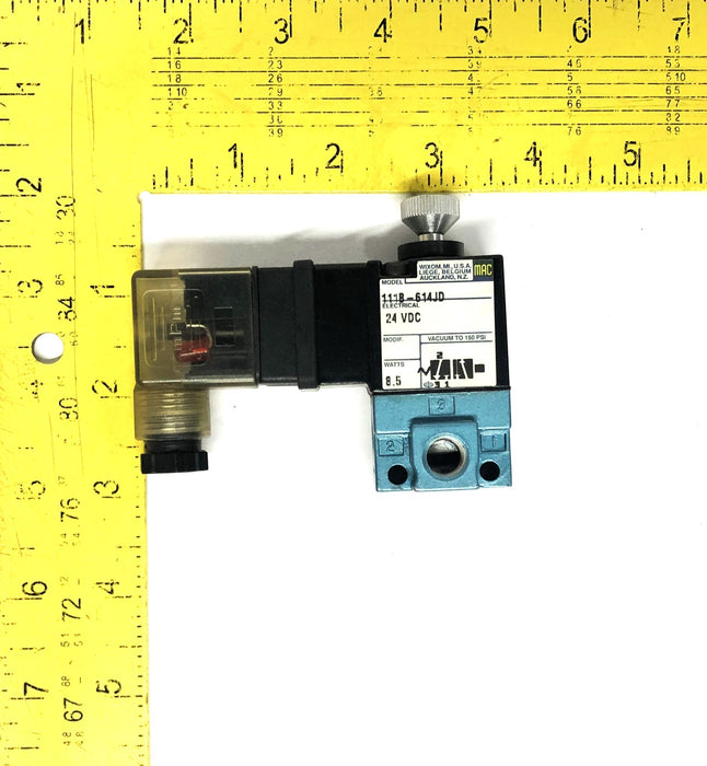 MAC Valves 11000 Airtech Controls Solenoid Valve 111B-614JD NOS