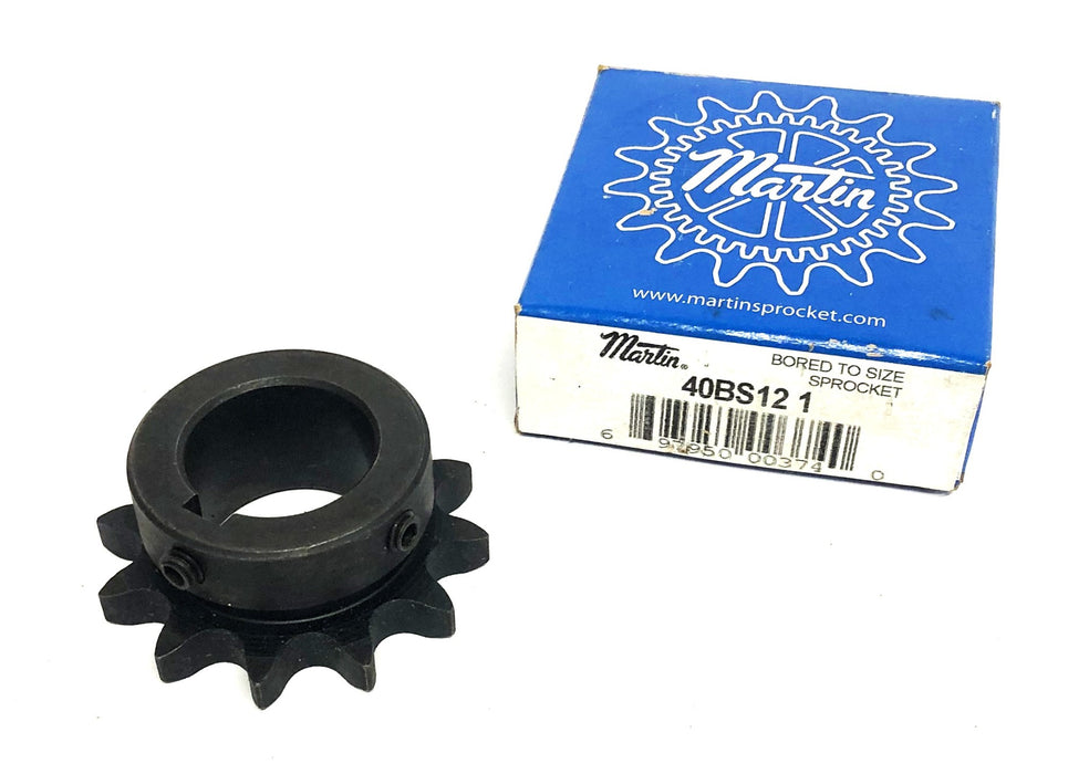 Martin 12 Tooth 1 Inch ID 1.58 Inch OD Bored To Size Sprocket 40BS12-1 NOS