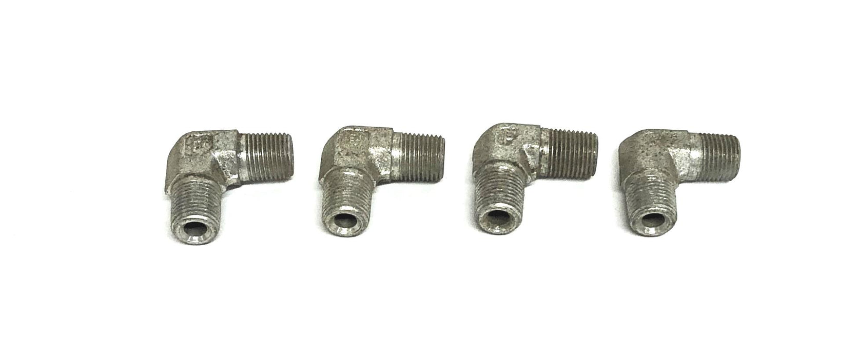 Parker 90 Deg Male Elbow Fitting 1/8 Inch [Lot of 4] NOS
