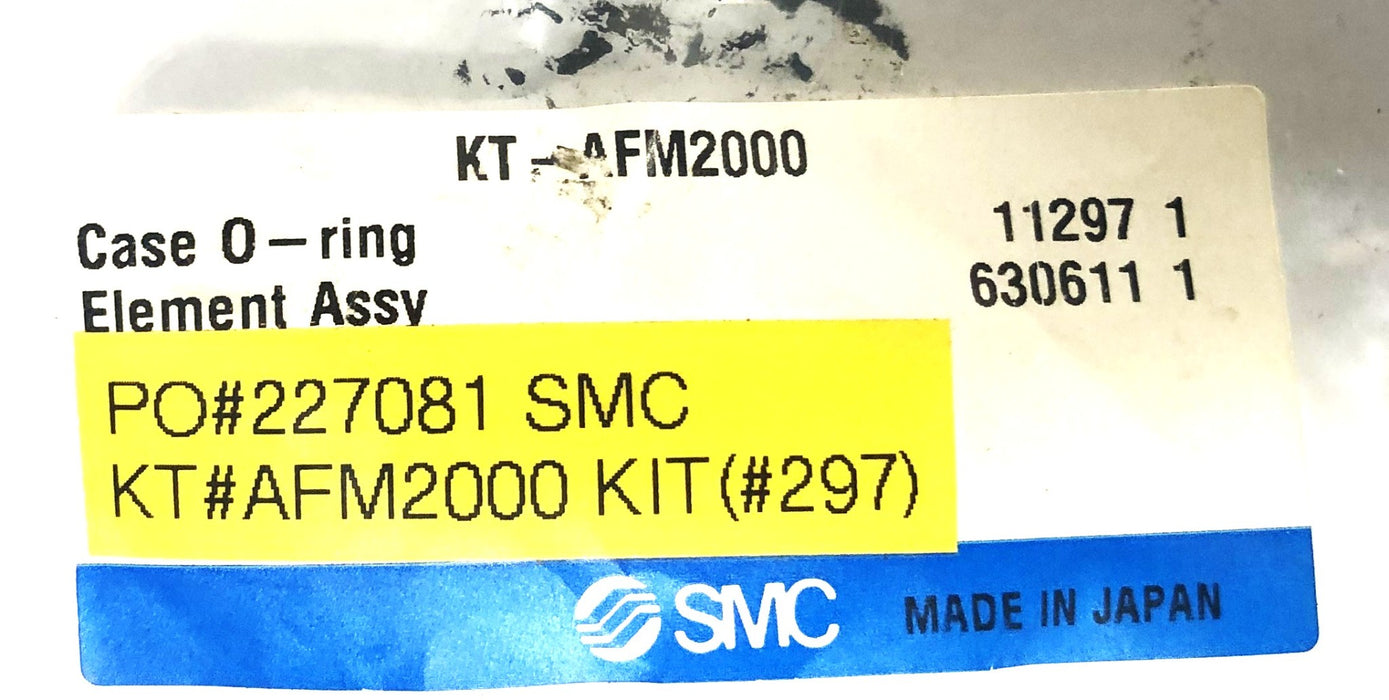 SMC O-Ring Element Assembly Kit KT-AFM2000 [Lot of 2] NOS