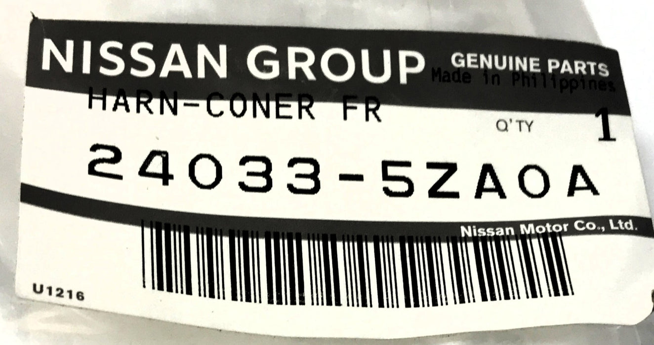 Nissan Front Corner Sensor Harness 24033-5ZA0A NOS