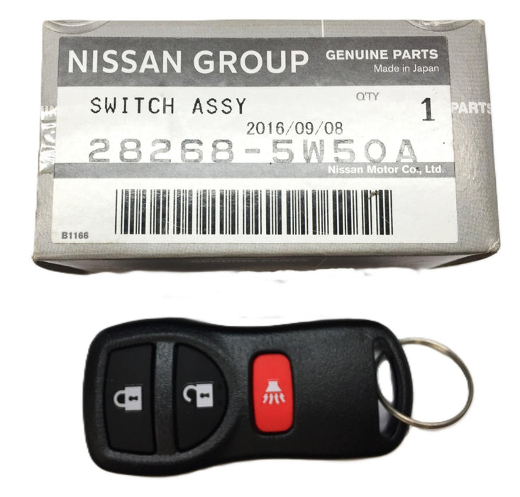 Nissan Group Keyless Entry Remote Key Fob 28268-5W50A NOS