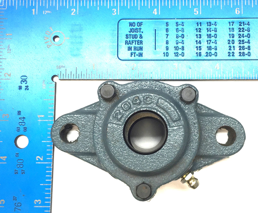 Asahi Pillow Block Bearing Assembly 204C (UC204-12) w/Top Mount Screws USED