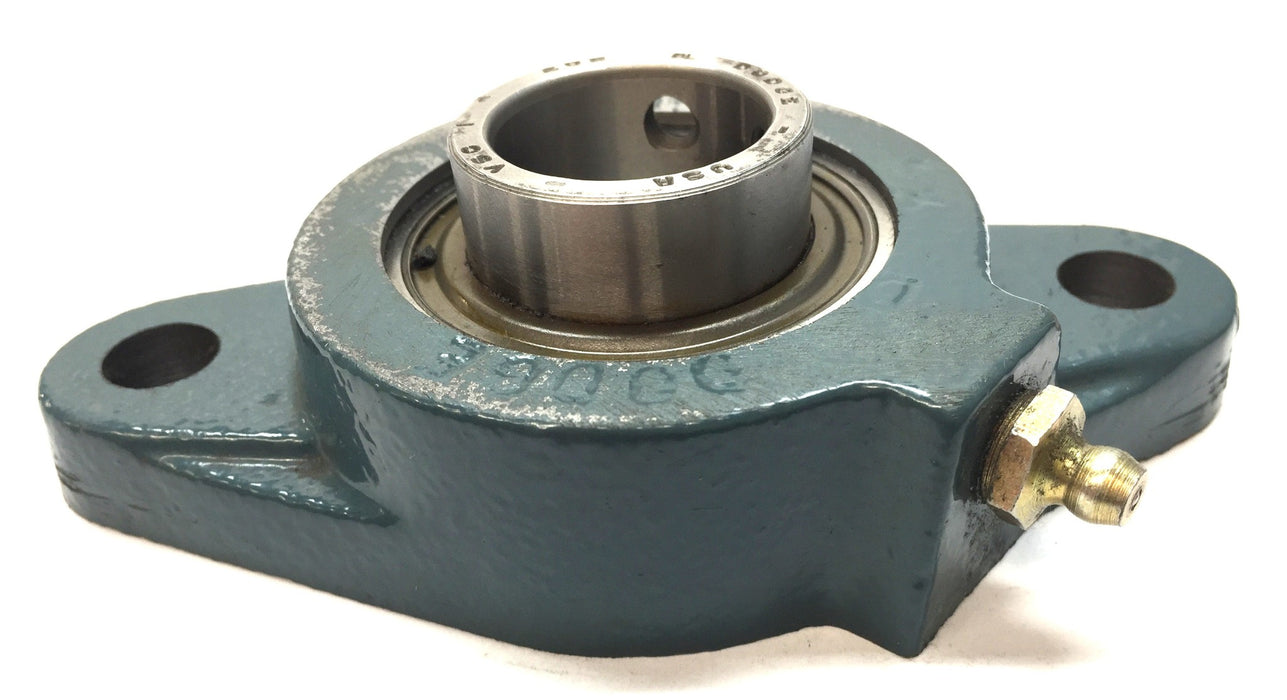Dodge 2-Hole Mount Pillow Block w/Zerk Fitting 124052 (205) USED
