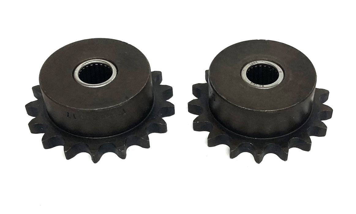 Martin 17 Tooth Sprocket With Needle Bearing Insert 40B17 [Lot of 2] NOS