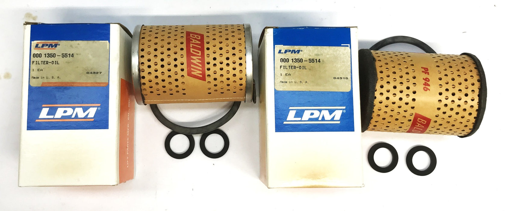 LPM Forklift Transmission Oil Filter 000-1350-5514 [Lot of 2] NOS