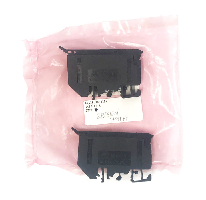 Allen-Bradley Terminal Block 1492-H6 [Lot of 2] NOS