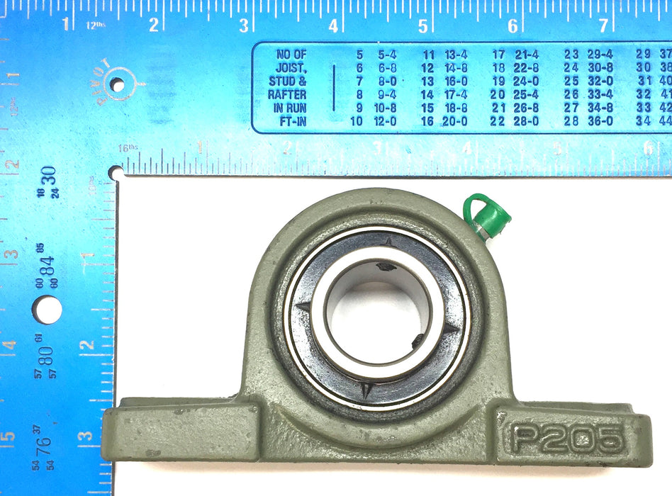JSB 2-Hole Mount Pillow Block Bearing Assembly P205 (UC205-16) NOS