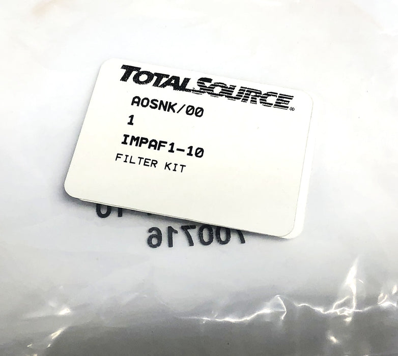 Total Source Filter Kit IMPAF1-10 [Lot of 3] NOS