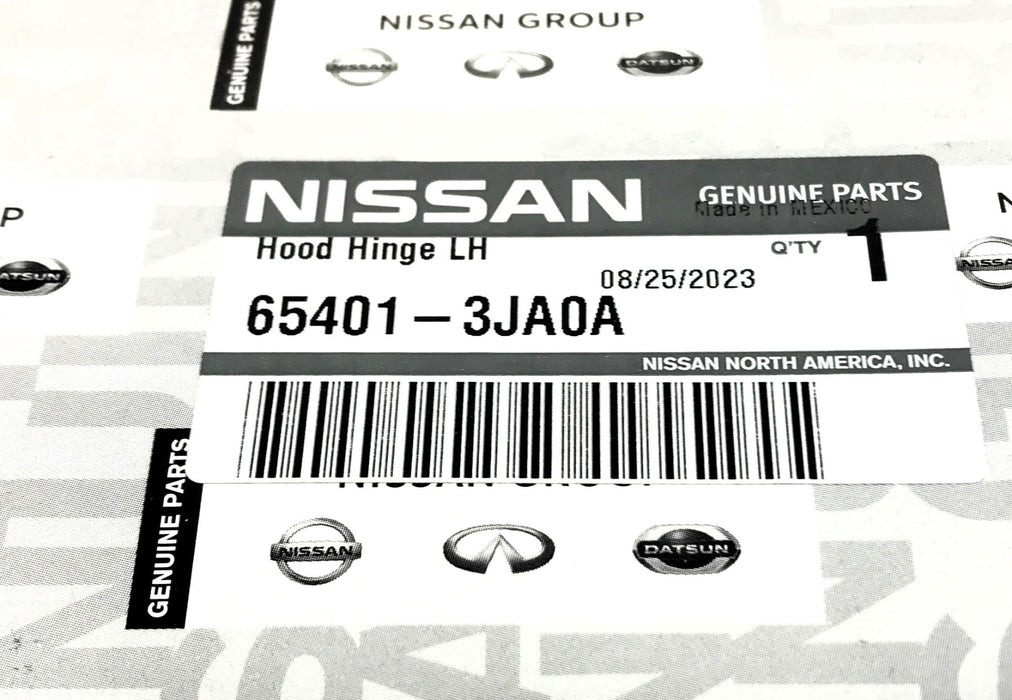 Nissan LH Hood Hinge 65401-3JA0A NOS