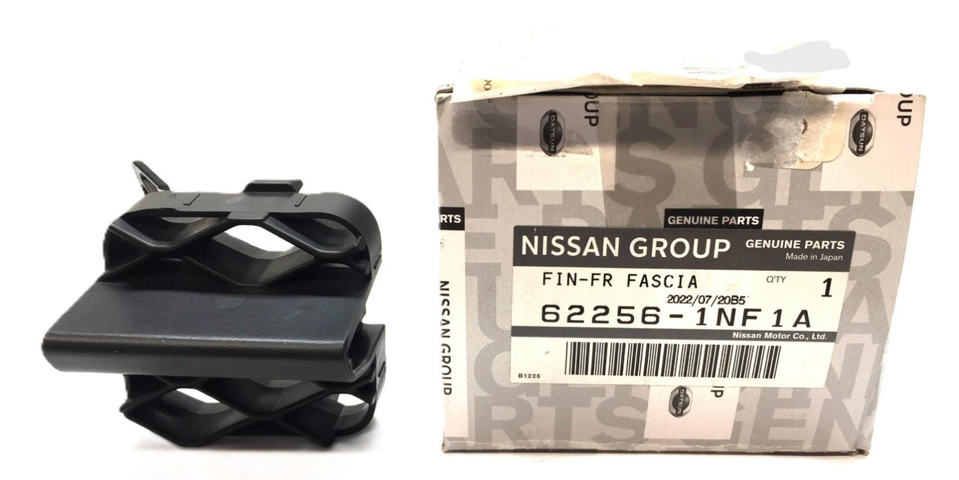 Nissan Group Front Fascia Bumper Tow Hook Eye Cap Black 62256-1NF1A NOS
