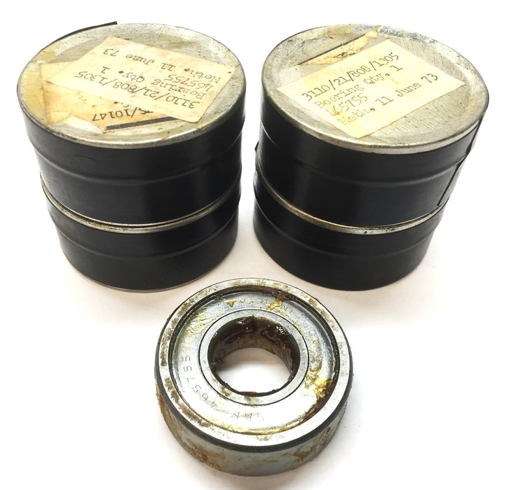 SKF Deep Groove Metal Shielded Roller Ball Bearing 465755 [Lot of 4] NOS