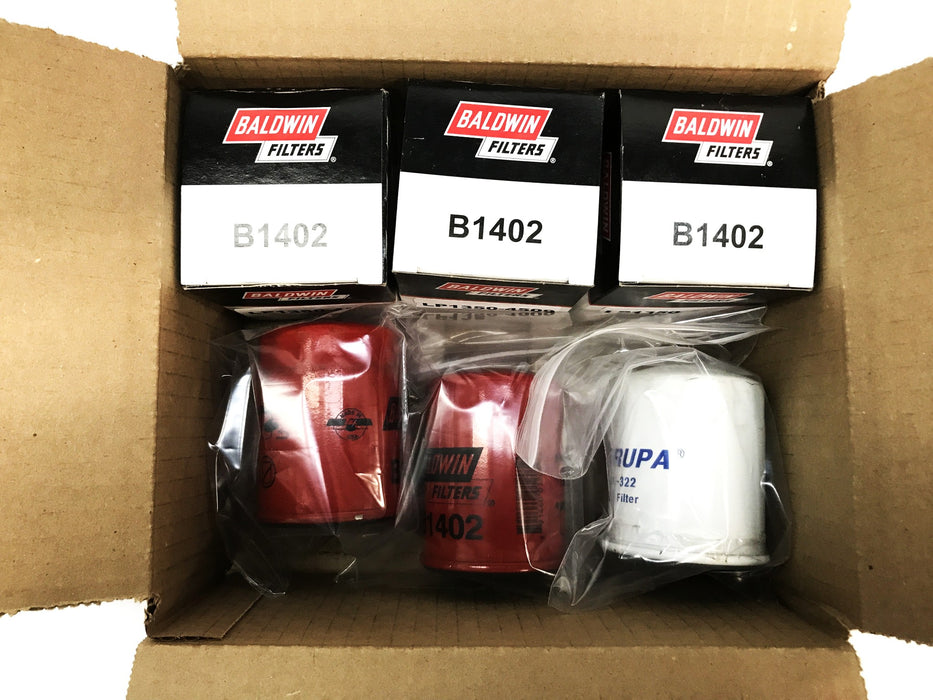 Baldwin Forklift Spin-on Oil Filter B1402 [Lot of 5] NOS