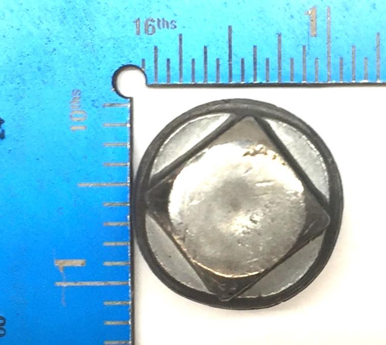 MSC Solid Steel Square Head 1" Pipe Plug [Lot of 5] NOS