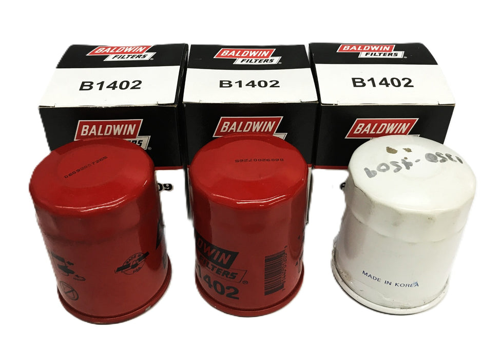 Baldwin Forklift Spin-on Oil Filter B1402 [Lot of 5] NOS