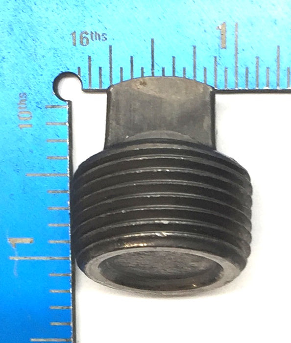 MSC Solid Steel Square Head 1" Pipe Plug [Lot of 5] NOS