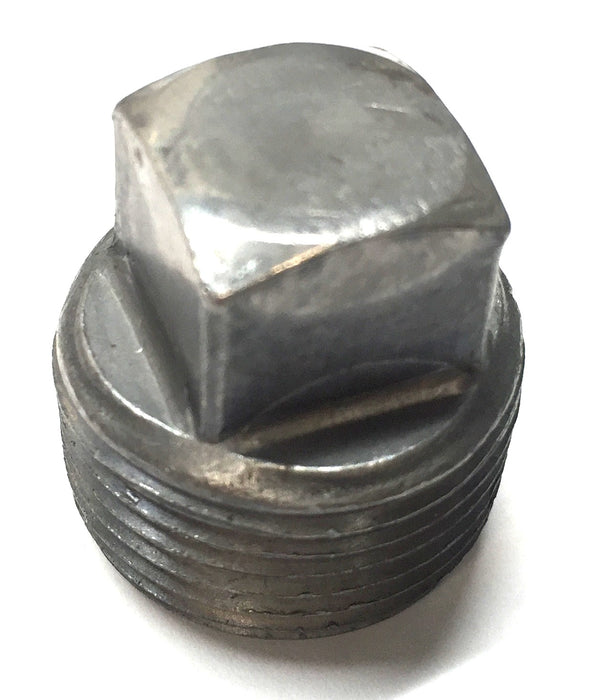 MSC Solid Steel Square Head 1" Pipe Plug [Lot of 5] NOS