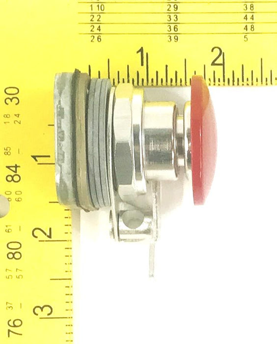 Allen-Bradley Pushbutton Mushroom Head W/Locking Attachment SeriesN 800T-D6Q NOS