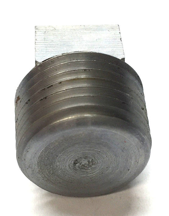 Unbranded Solid Steel Square Head 1/2" Pipe Plug [Lot of 5] NOS