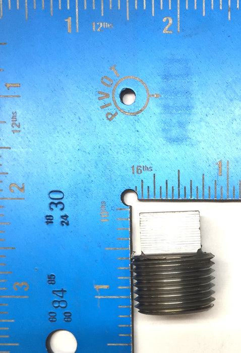 Unbranded Solid Steel Square Head 1/2" Pipe Plug [Lot of 5] NOS