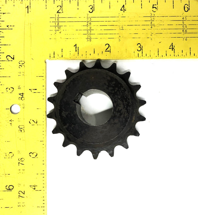 Tsubaki 18 Tooth 1.03 Inch ID 2.24 Inch OD Sprocket RS40-B18 USED