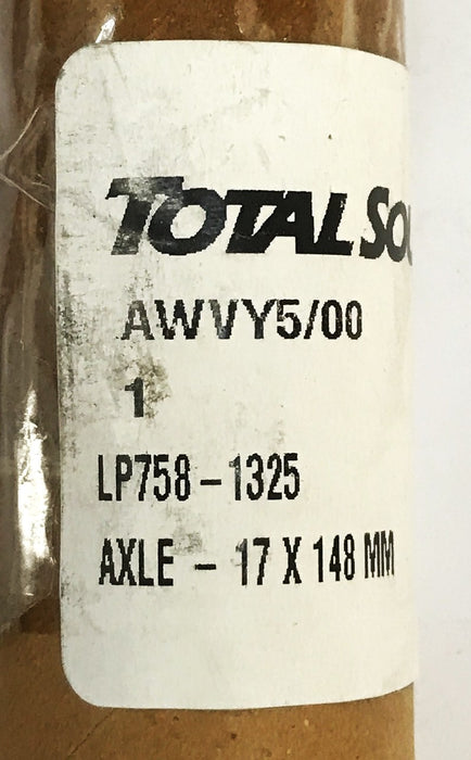 Total Source 17mm x 148mm Axle LP758-1325 [Lot of 2] NOS